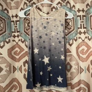 Tank top with stars